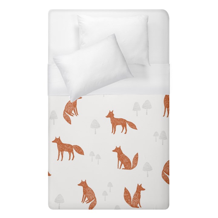 Fox Animal Wild Pattern Duvet Cover (Single Size)