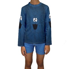 Funny Face Kids  Long Sleeve Swimwear by BangZart