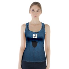 Funny Face Racer Back Sports Top by BangZart