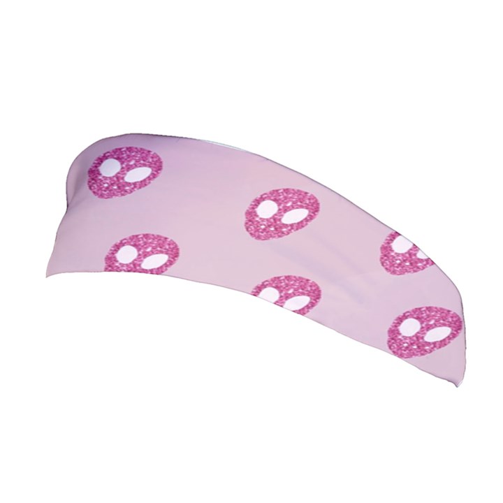 Alien Pattern Pink Stretchable Headband