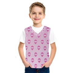 Alien Pattern Pink Kids  Sportswear by BangZart