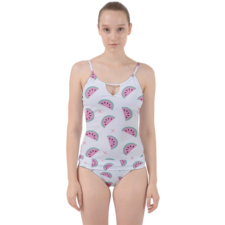 Watermelon Wallpapers  Creative Illustration And Patterns Cut Out Top Tankini Set