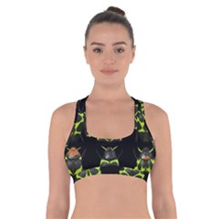 Beetles Insects Bugs Cross Back Sports Bra by BangZart