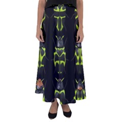 Beetles Insects Bugs Flared Maxi Skirt