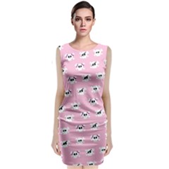 Girly Girlie Punk Skull Classic Sleeveless Midi Dress by BangZart