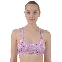 Girly Girlie Punk Skull Line Them Up Sports Bra