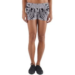 Tiger Head Yoga Shorts