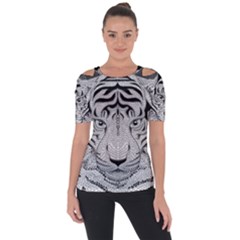 Tiger Head Short Sleeve Top