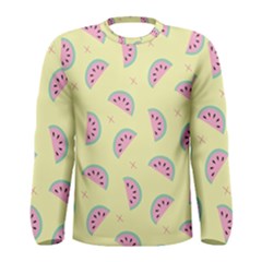 Watermelon Wallpapers  Creative Illustration And Patterns Men s Long Sleeve Tee