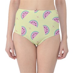 Watermelon Wallpapers  Creative Illustration And Patterns High-waist Bikini Bottoms by BangZart