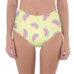 Watermelon Wallpapers  Creative Illustration And Patterns Reversible High-waist Bikini Bottoms