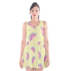 Watermelon Wallpapers  Creative Illustration And Patterns Scoop Neck Skater Dress by BangZart