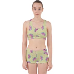 Watermelon Wallpapers  Creative Illustration And Patterns Work It Out Sports Bra Set