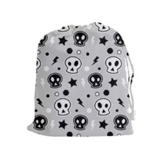 Skull Pattern Drawstring Pouches (extra Large) by BangZart