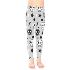 Skull Pattern Kids  Legging