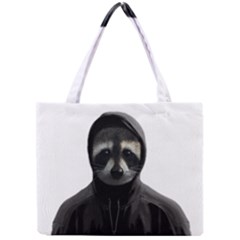 Gangsta Raccoon  Mini Tote Bag by Valentinaart