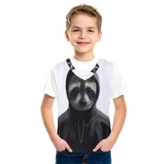 Gangsta Raccoon  Kids  Sportswear by Valentinaart