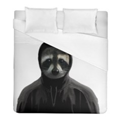 Gangsta Raccoon  Duvet Cover (full/ Double Size) by Valentinaart