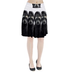 Gangsta Raccoon  Pleated Skirt by Valentinaart