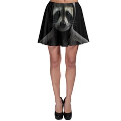 Gangsta Raccoon  Skater Skirt by Valentinaart