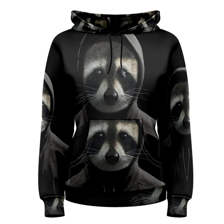 Gangsta raccoon  Women s Pullover Hoodie