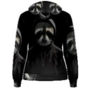 Gangsta raccoon  Women s Pullover Hoodie View2