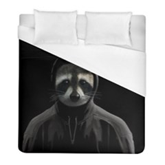 Gangsta Raccoon  Duvet Cover (full/ Double Size) by Valentinaart