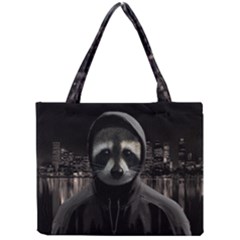 Gangsta Raccoon  Mini Tote Bag by Valentinaart