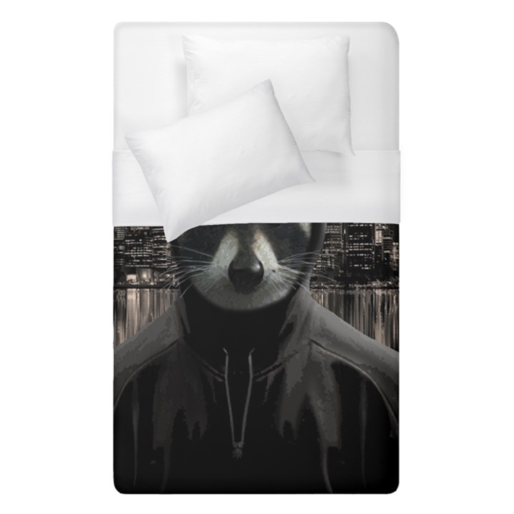 Gangsta raccoon  Duvet Cover (Single Size)