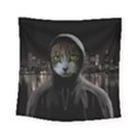 Gangsta cat Square Tapestry (Small) View1