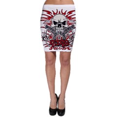 Acab Tribal Bodycon Skirt by Valentinaart