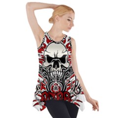 Acab Tribal Side Drop Tank Tunic by Valentinaart