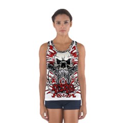 Acab Tribal Sport Tank Top  by Valentinaart