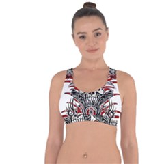 Acab Tribal Cross String Back Sports Bra