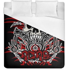 Acab Tribal Duvet Cover (king Size) by Valentinaart