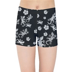 Ornate Lizards Kids Sports Shorts