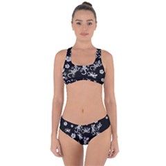 Ornate Lizards Criss Cross Bikini Set