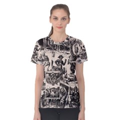 Tarot Cards Pattern Women s Cotton Tee