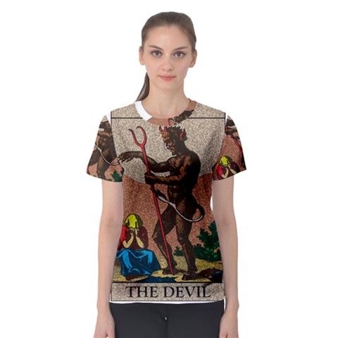 The Devil - Tarot Women s Sport Mesh Tee by Valentinaart