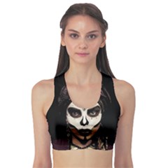 Voodoo  Witch  Sports Bra by Valentinaart