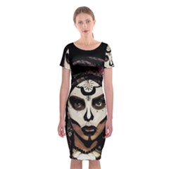 Voodoo  Witch  Classic Short Sleeve Midi Dress by Valentinaart