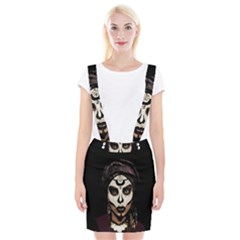 Voodoo  Witch  Braces Suspender Skirt by Valentinaart