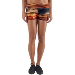 Landscape Yoga Shorts