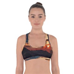 Landscape Cross Back Sports Bra