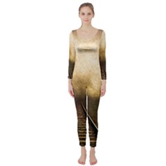 Landscape Long Sleeve Catsuit by Valentinaart