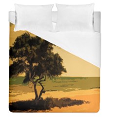 Landscape Duvet Cover (queen Size) by Valentinaart