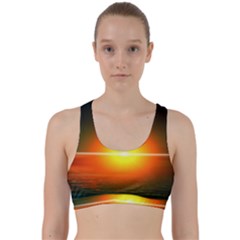 Landscape Back Weave Sports Bra