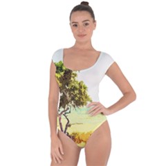 Landscape Short Sleeve Leotard 