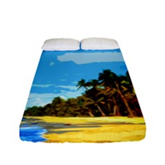 Landscape Fitted Sheet (full/ Double Size) by Valentinaart