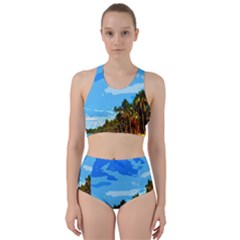 Landscape Bikini Swimsuit Spa Swimsuit 